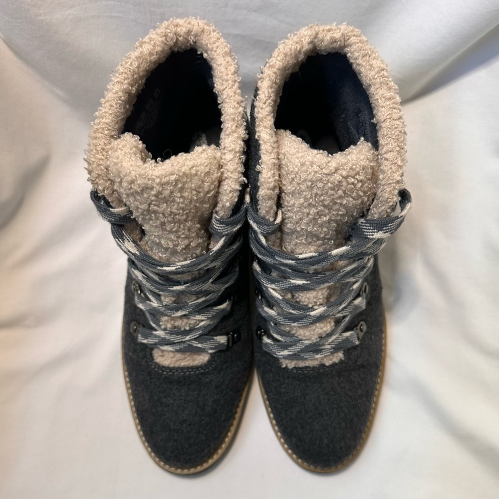 Dr. Scholl’s So Cozy Charcoal Gray Women's Boots Size 7.5 - Picture 3 of 11